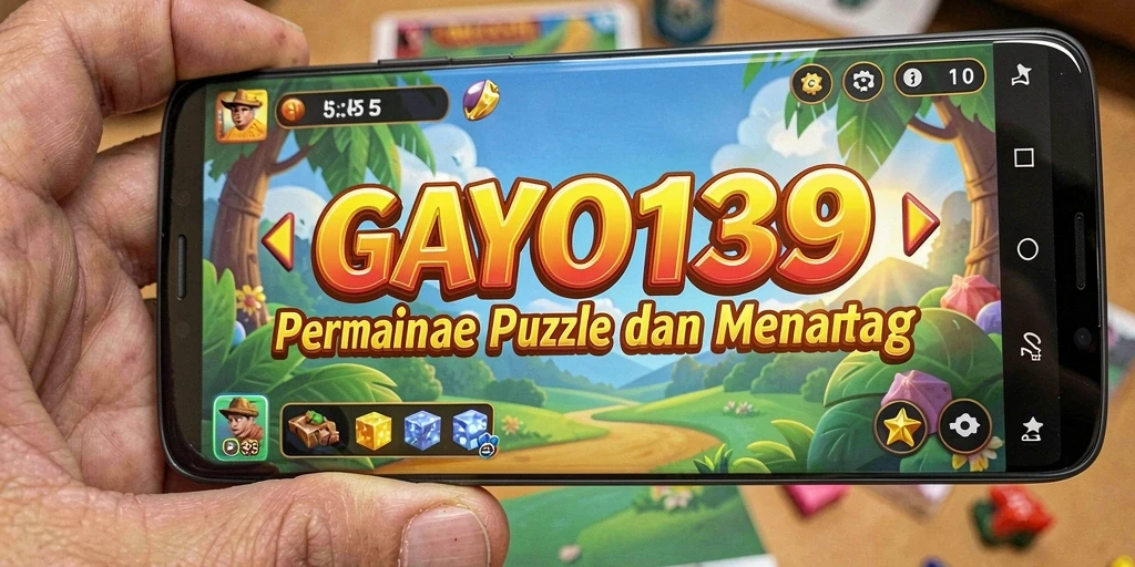 Screenshot gameplay GAYO138 menampilkan puzzle yang menantang.