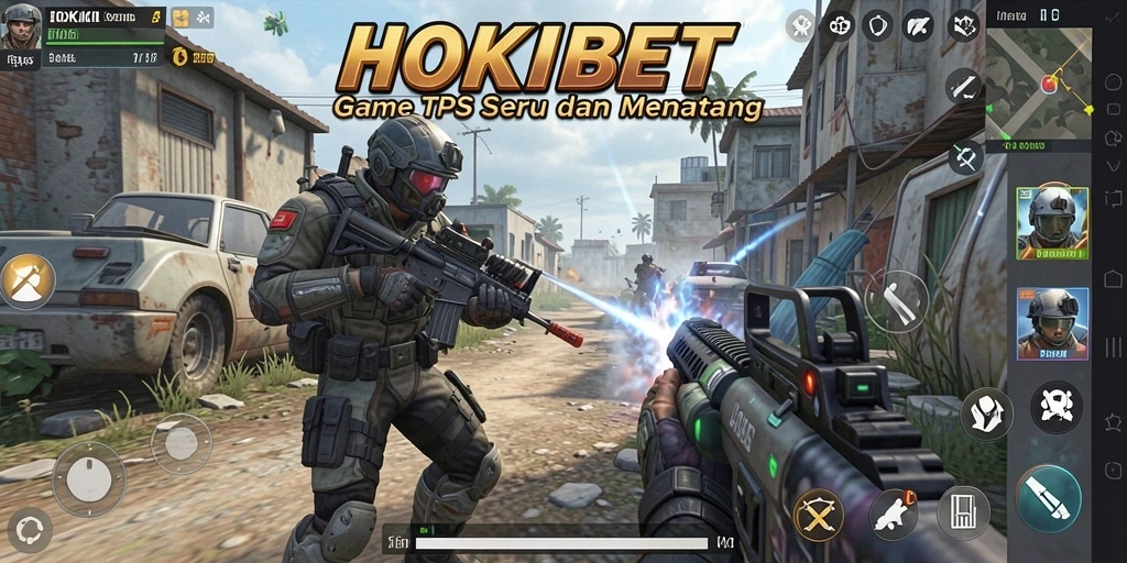 Tampilan gameplay utama HOKIBET yang menegangkan dan seru.