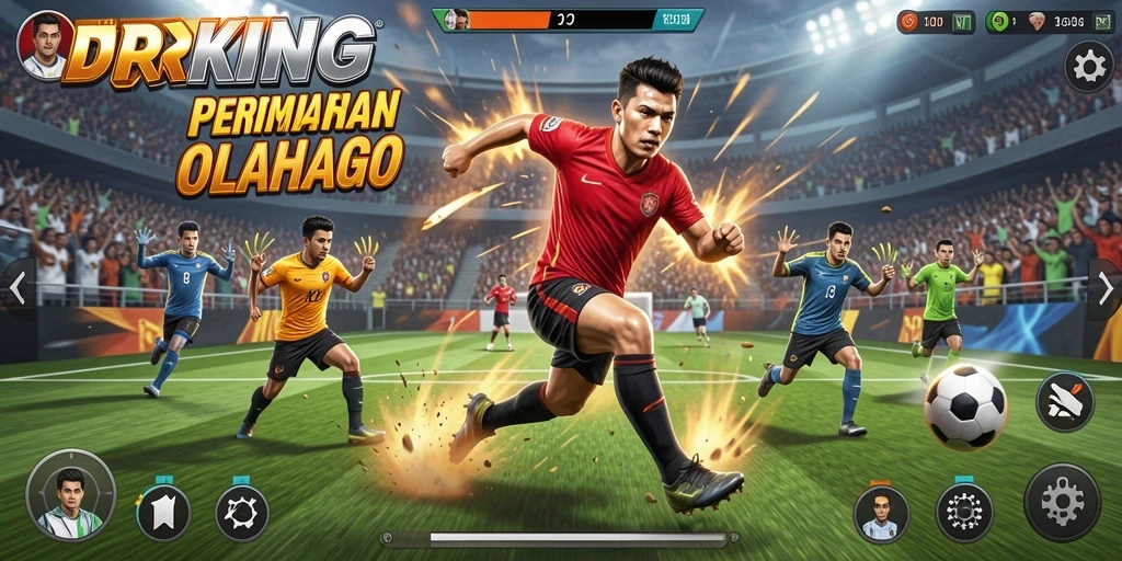 Tangkapan layar gameplay seru di IDRKING dengan aksi olahraga yang mendebarkan.