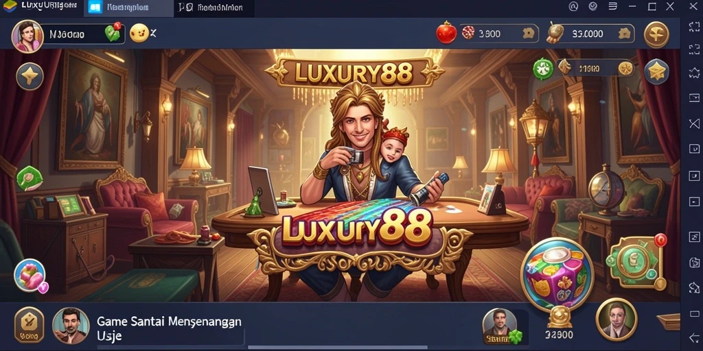 Screenshot gameplay LUXURY88 menampilkan keseruan permainan Casual.