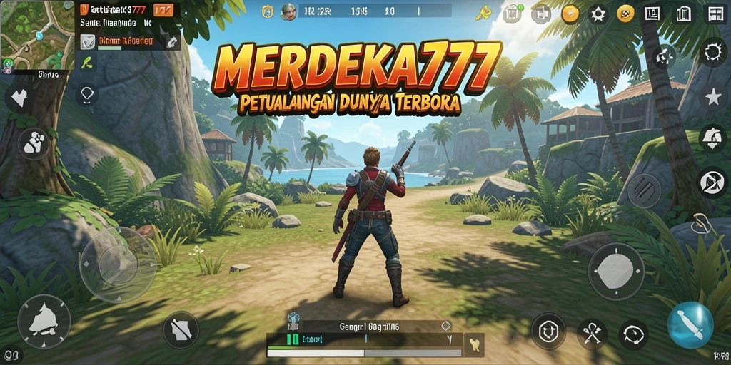 Gameplay seru dari MERDEKA777 di dunia terbuka.