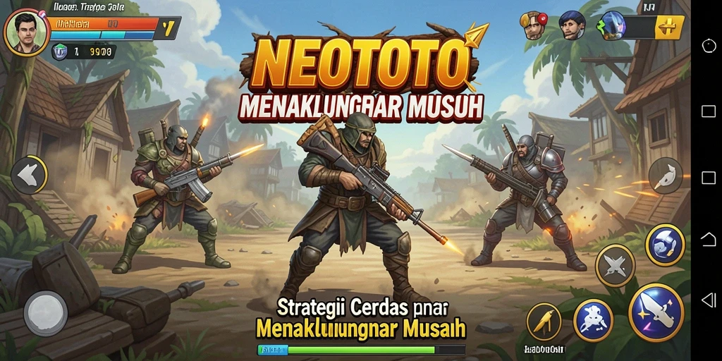 Tangkapan layar gameplay NEOTOTO yang menampilkan strategi intens.
