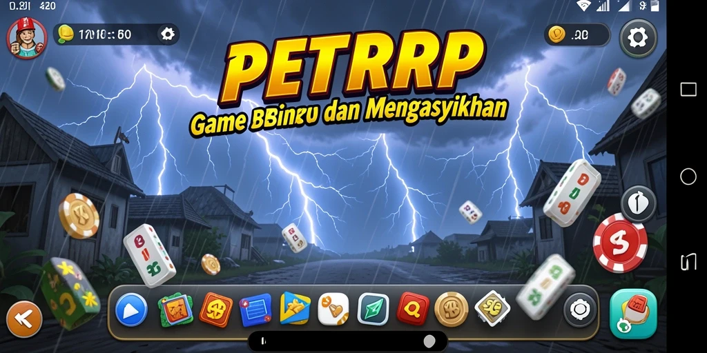 Screenshot utama <strong>PETIRRP</strong> menampilkan gameplay Bingo yang seru dan interaktif.