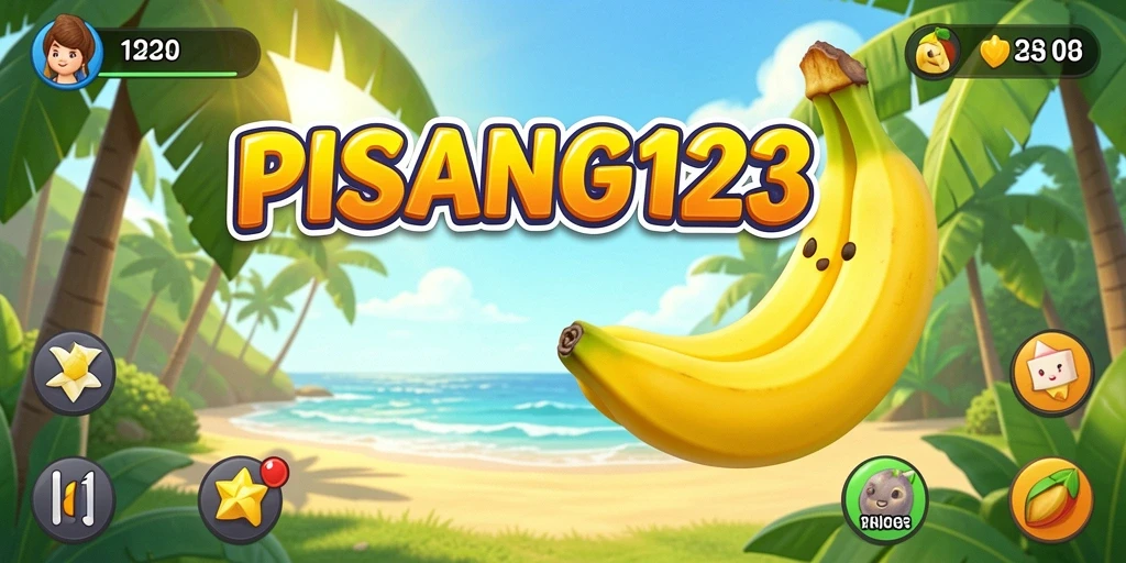 Tangkapan layar utama PISANG123 menampilkan aksi gameplay yang seru dan mengasyikkan.