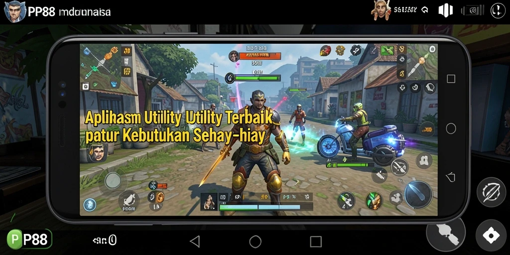 Screenshot PP88 menunjukkan tampilan intuitif aplikasi Utility.