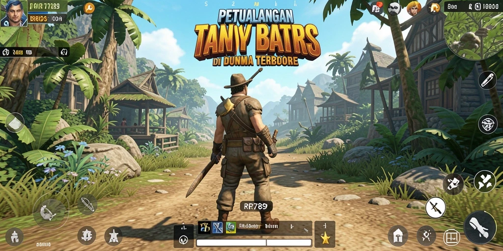 Screenshot gameplay RR789 menampilkan petualangan seru di dunia terbuka.