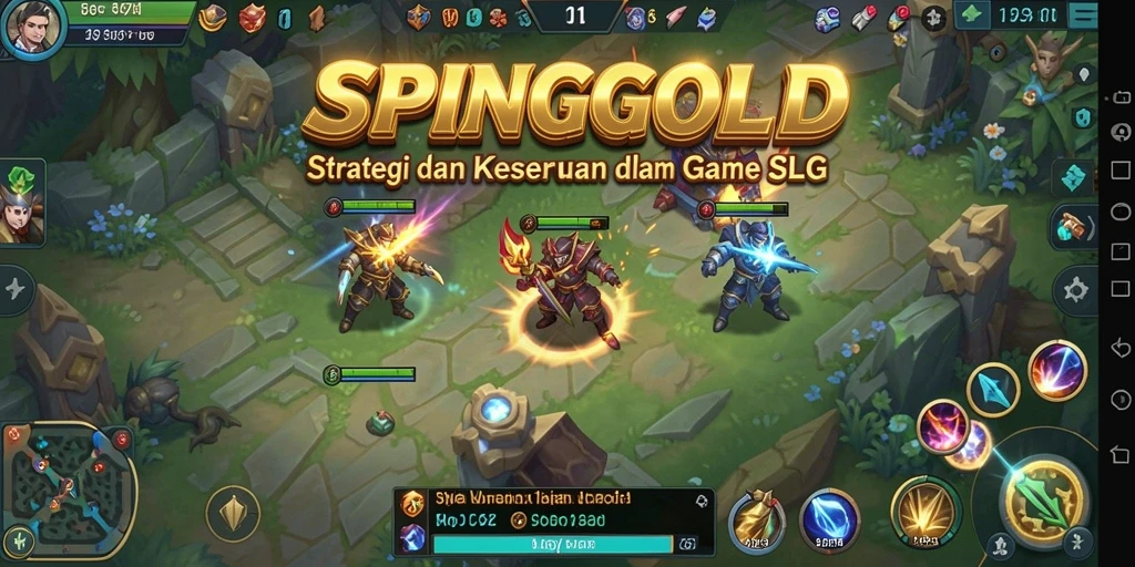 Menampilkan pertempuran strategis yang mendebarkan dalam SPINGOLD.