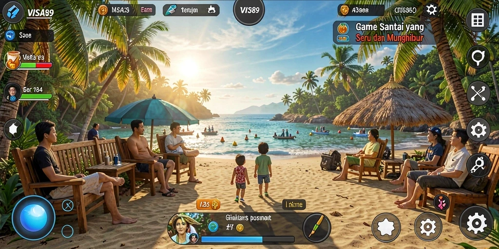 Tampilan menarik dari gameplay Casual VISA89 yang menghibur.