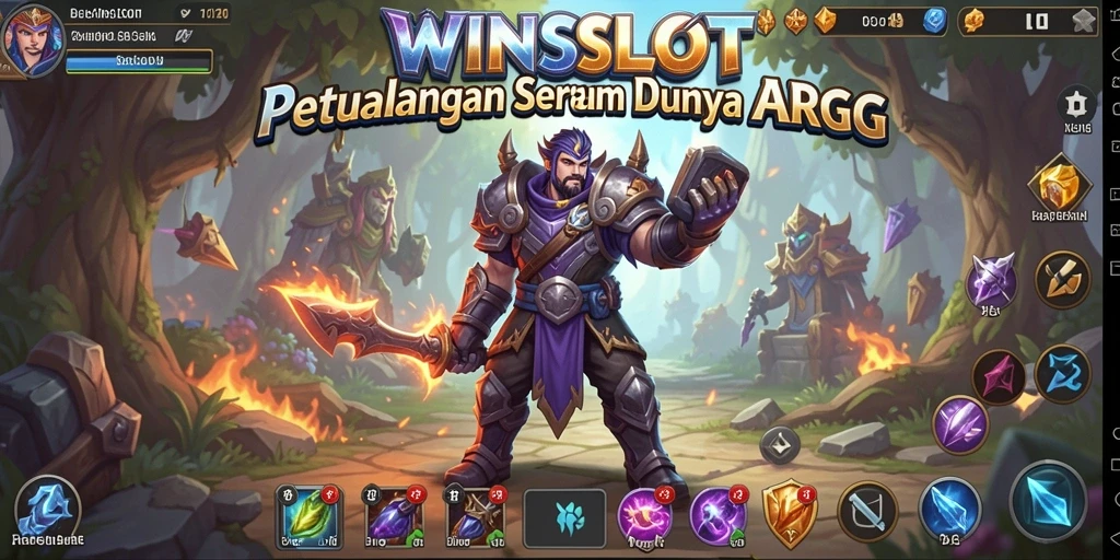 Tampilan gameplay mendebarkan dalam WINSLOT, penuh dengan aksi ARPG.