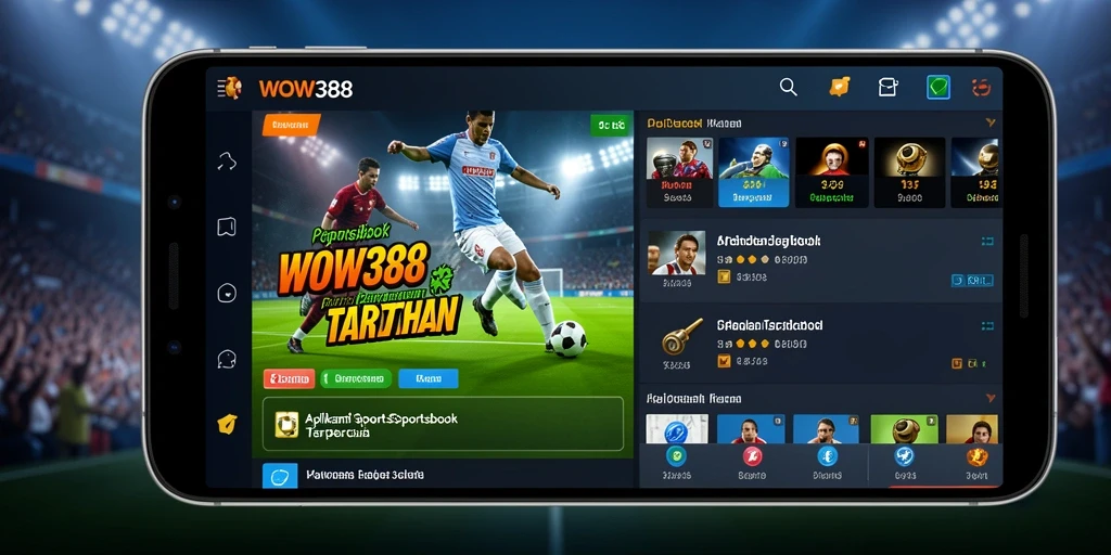 Tampilan gameplay WOW388 yang menarik dan interaktif di Sportsbook.